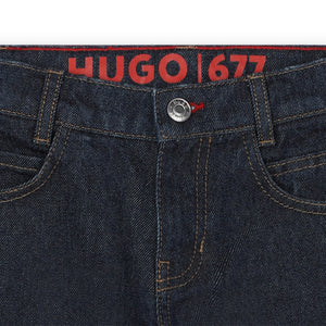 Hugo Kids Boys Denim Jeans - Rinse Wash | Pants & Shorts | Bon Bon Tresor