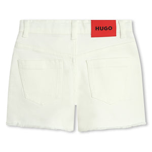 Hugo Kids Girls Denim Shorts | Pants & Shorts | Bon Bon Tresor