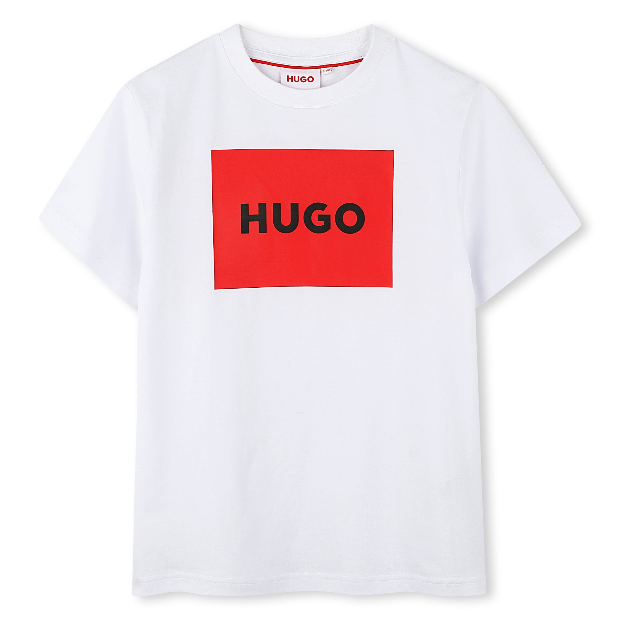 Hugo Kids Short Sleeve T-Shirt - White
