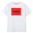 Hugo Kids Short Sleeve T-Shirt - White