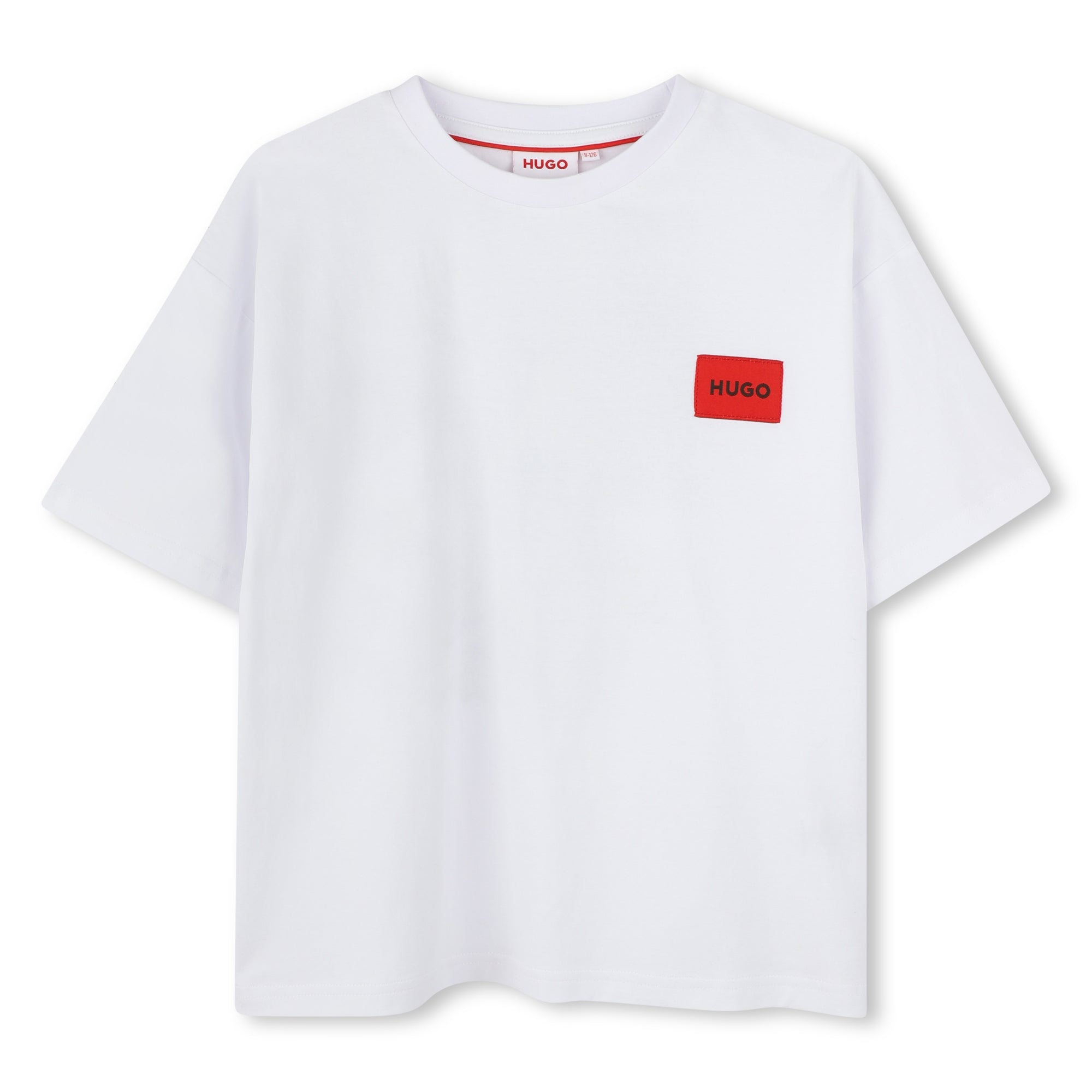 Hugo Kids Boys Short Sleeve T-Shirt - White
