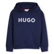 Hugo Kids Boys Hooded Sweatshirt - Navy