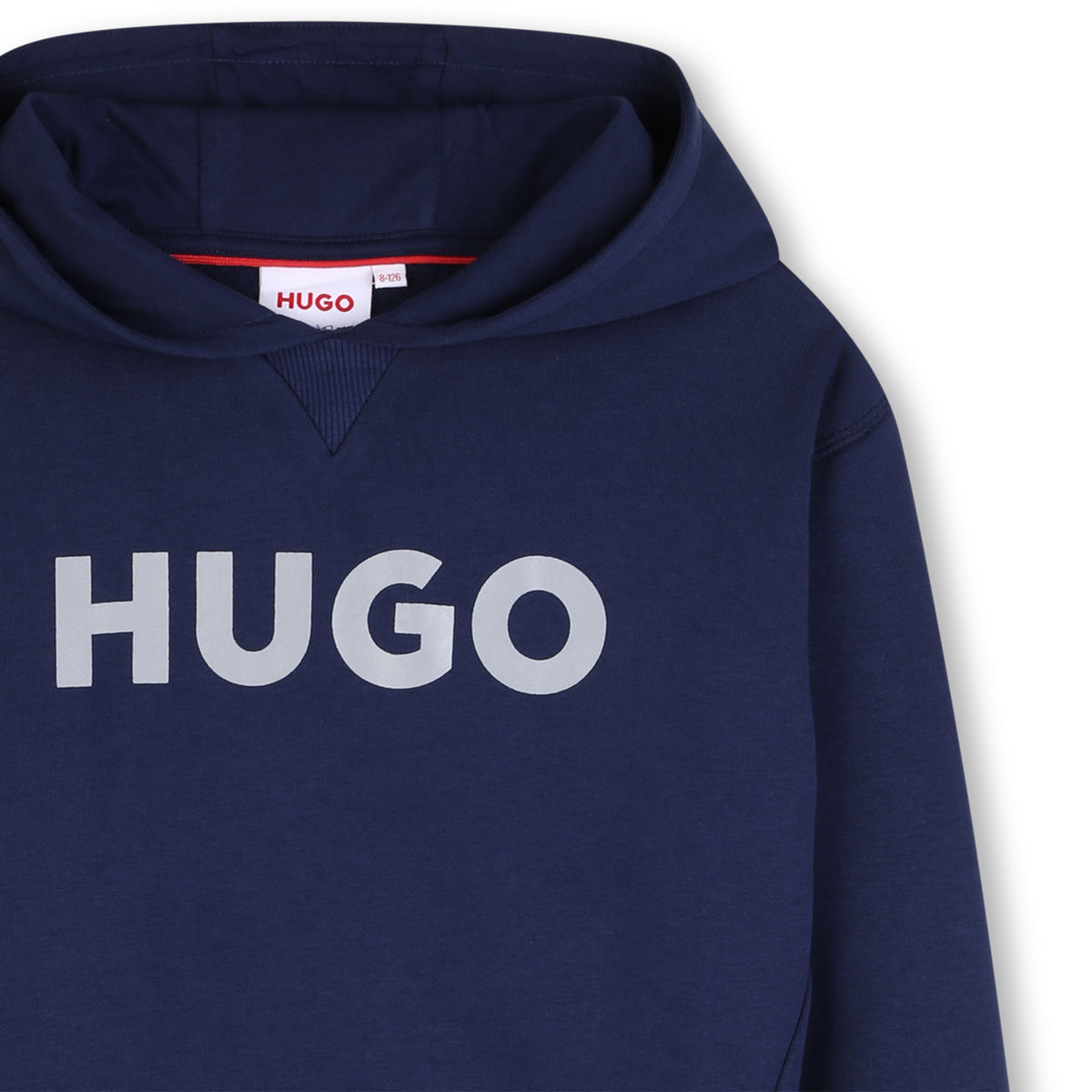 Hugo Kids Boys Hooded Sweatshirt - Navy
