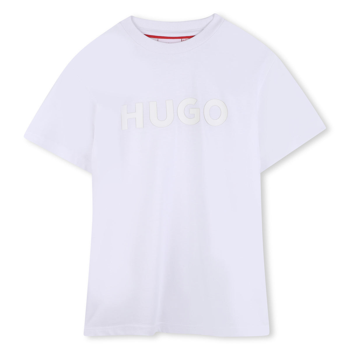 Hugo Kids Boys White Short Sleeve T-Shirt