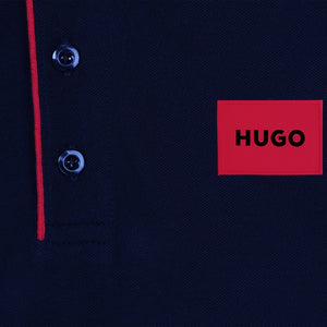 Hugo Kids Short Sleeve Polo - Black | Tops & T-Shirts | Bon Bon Tresor