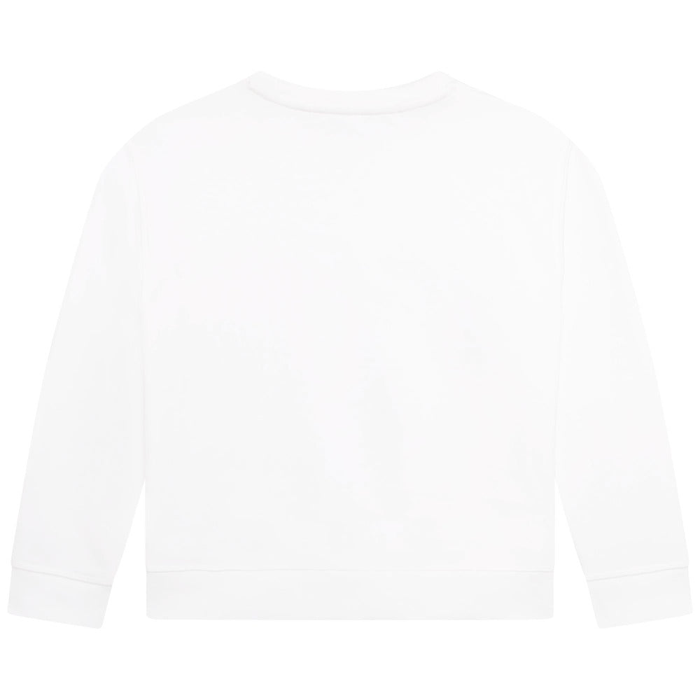 Hugo Kids Boys Sweater White | Sweaters & Knitwear | Bon Bon Tresor
