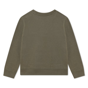 Hugo Kids Sweatshirt - Khaki | Sweaters & Knitwear | Bon Bon Tresor
