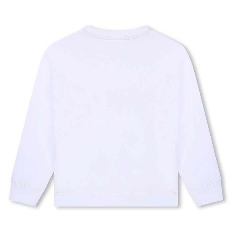 Hugo Kids Sweatshirt - White | Sweaters & Knitwear | Bon Bon Tresor