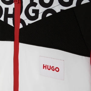 Hugo Kids Hooded Windbreaker | Coats & Jackets | Bon Bon Tresor
