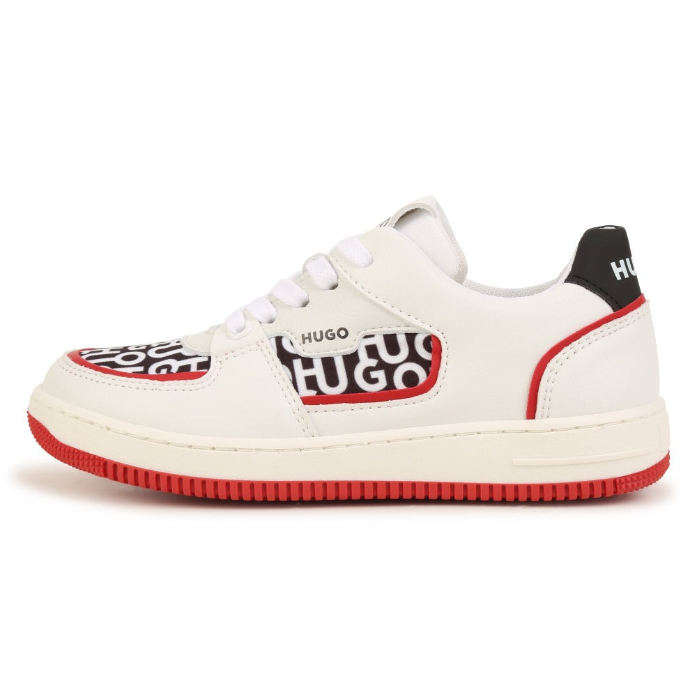 Hugo Kids Boys Trainers White | Sneakers | Bon Bon Tresor