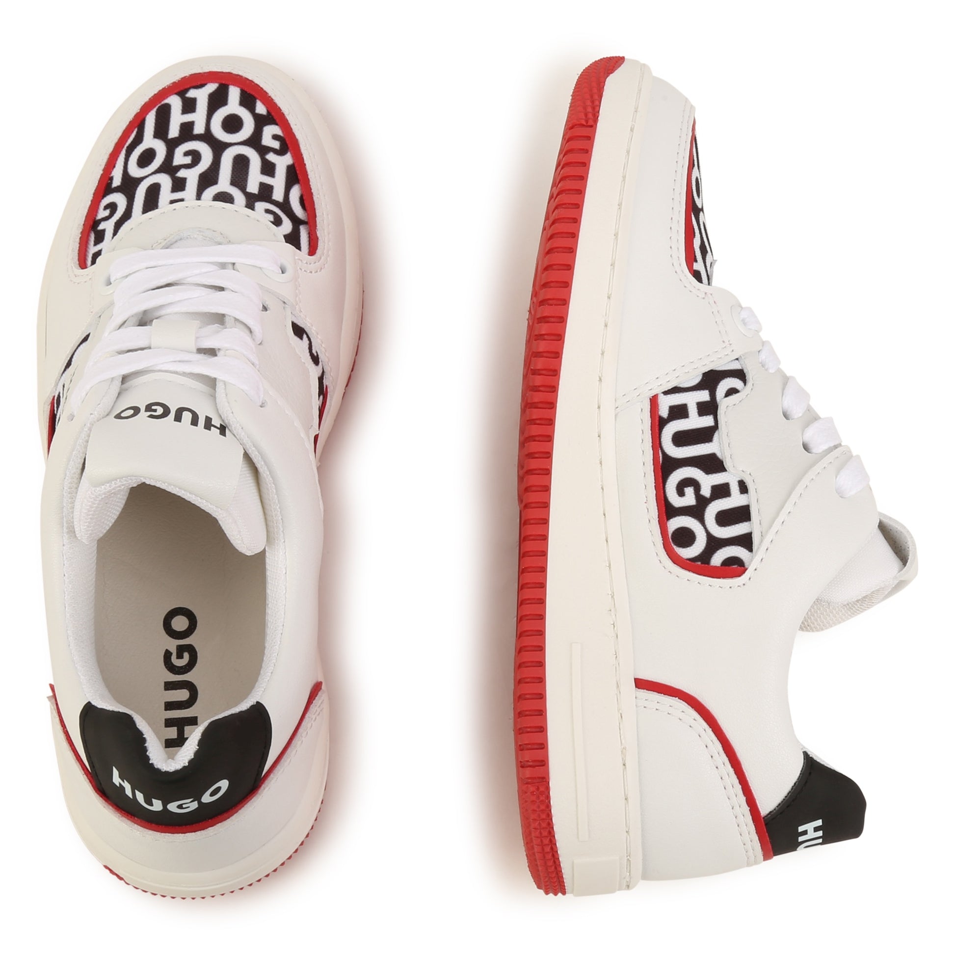 Hugo Kids Boys Trainers White | Sneakers | Bon Bon Tresor