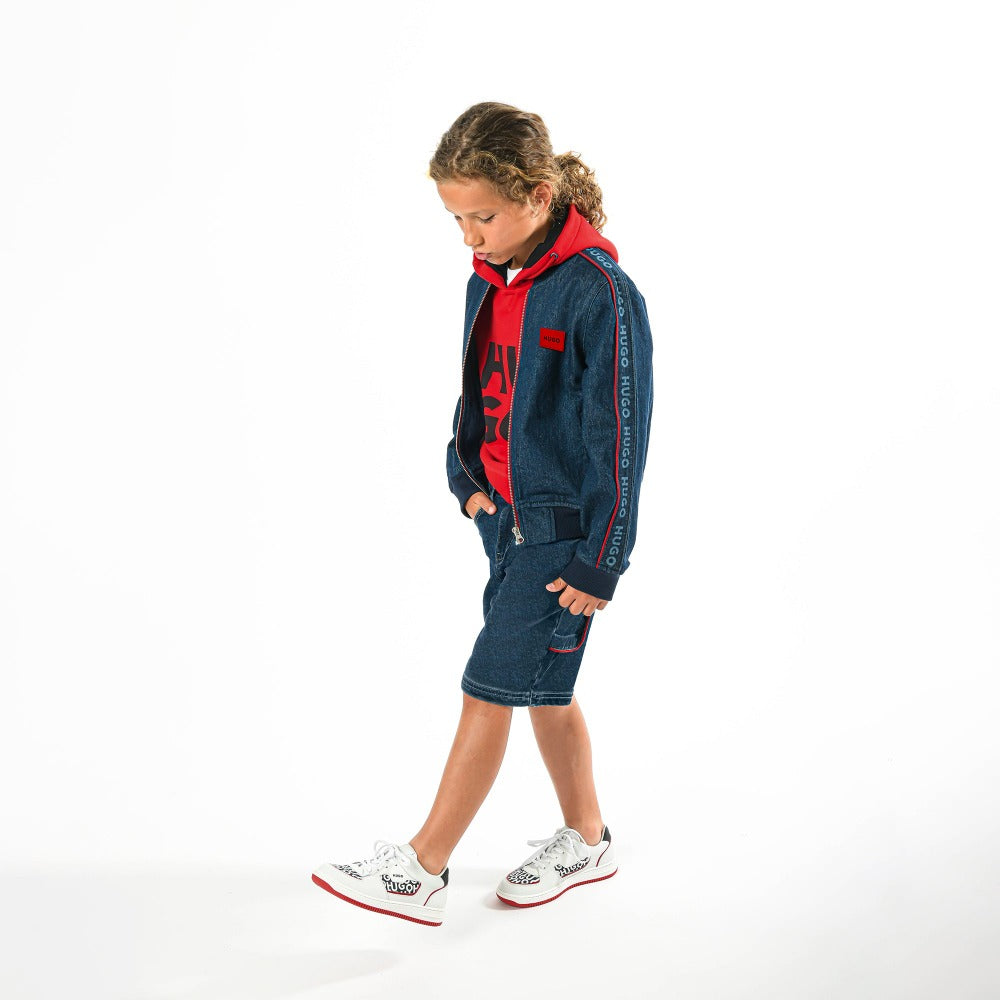 Hugo Kids Boys Trainers White | Sneakers | Bon Bon Tresor