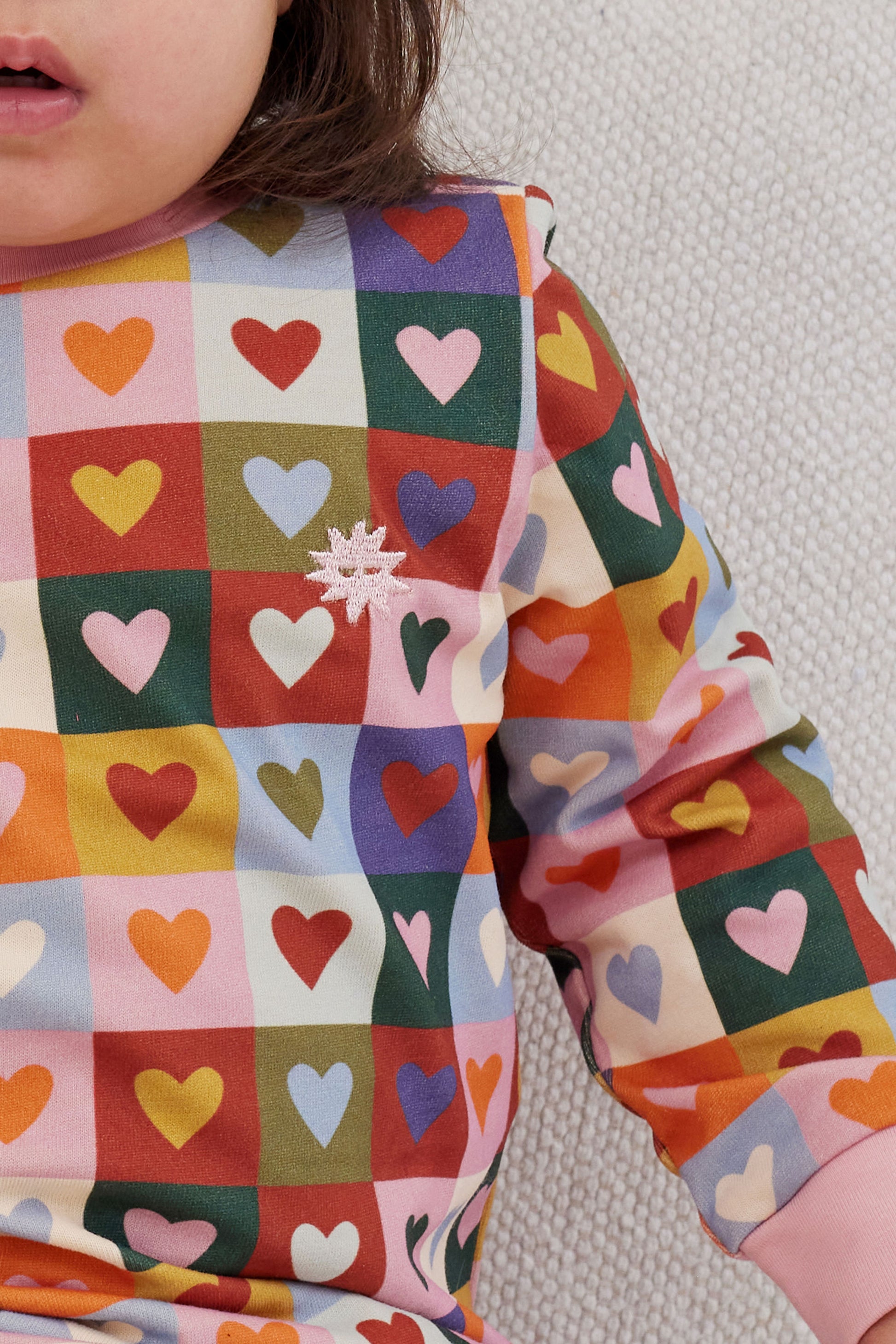 Kapow Kids Girls Heart Checkerboard Dress | Dresses | Bon Bon Tresor