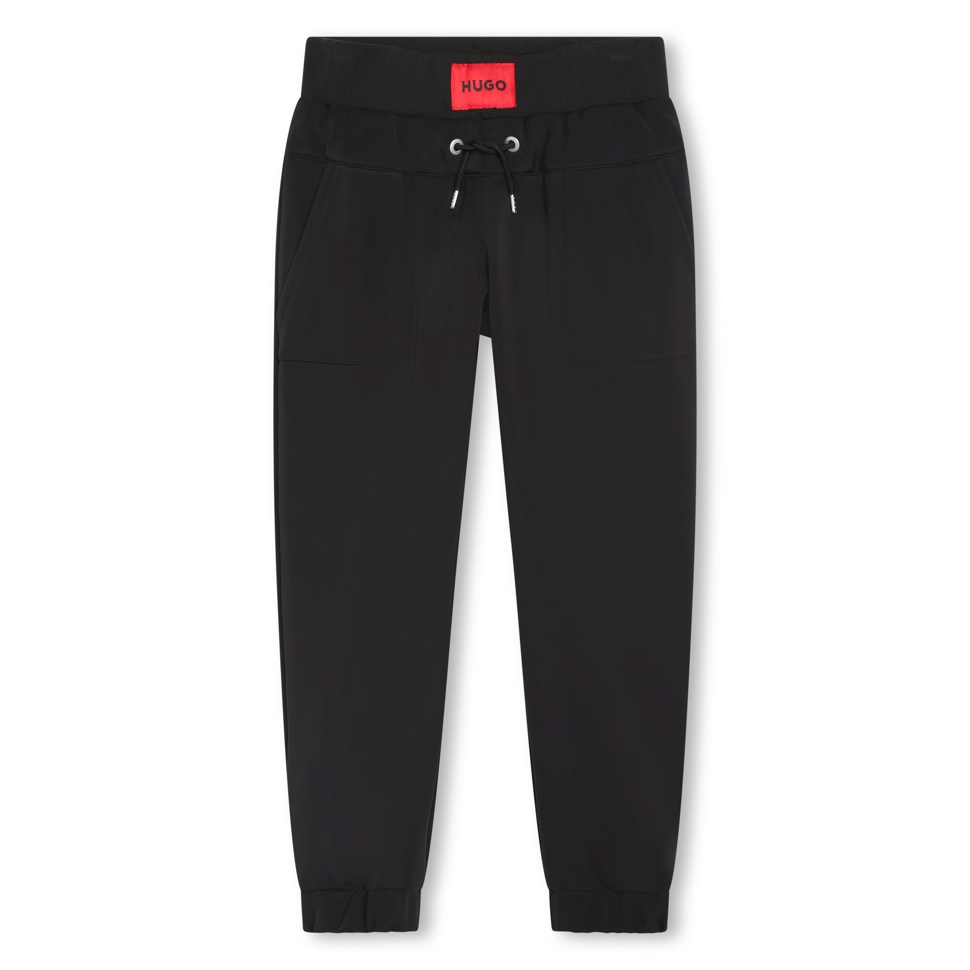 Hugo Kids Boys Jogging Bottoms - Black | Pants & Shorts | Bon Bon Tresor