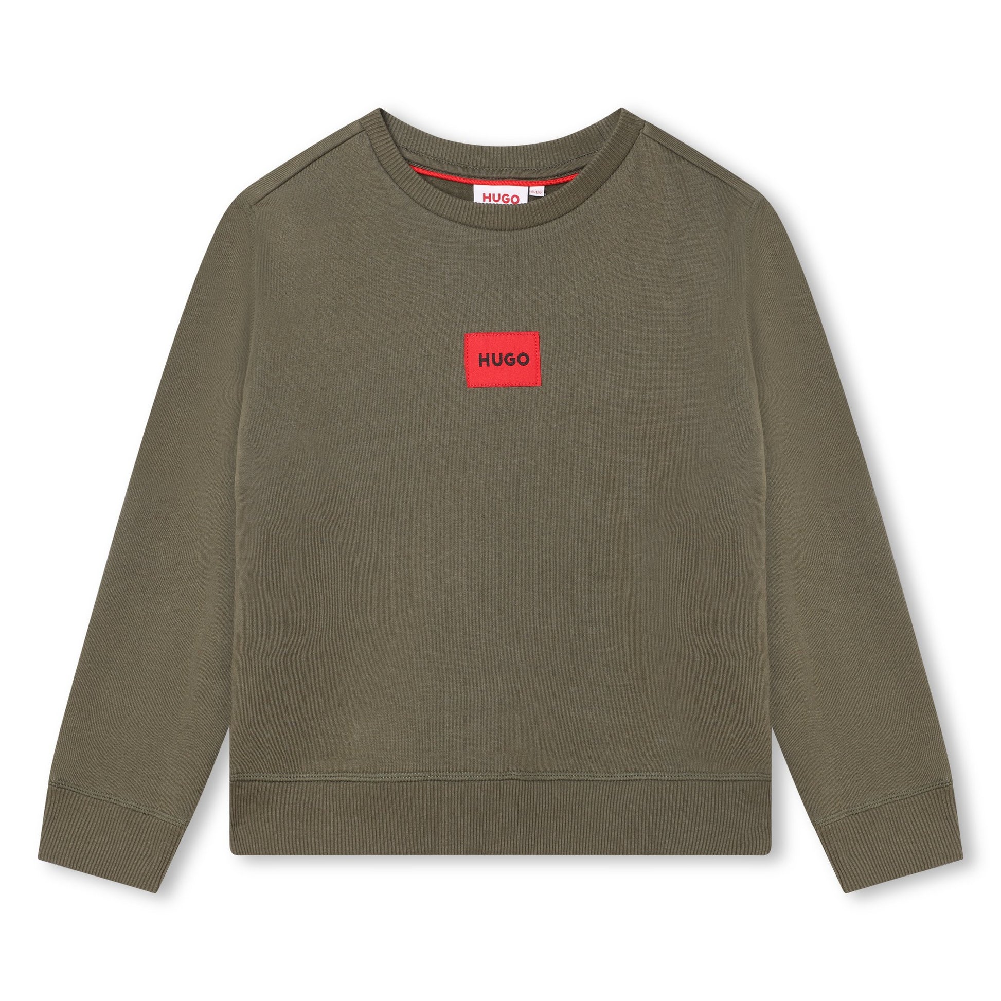 Hugo Kids Boys Sweatshirt - Khaki | Sweaters & Knitwear | Bon Bon Tresor