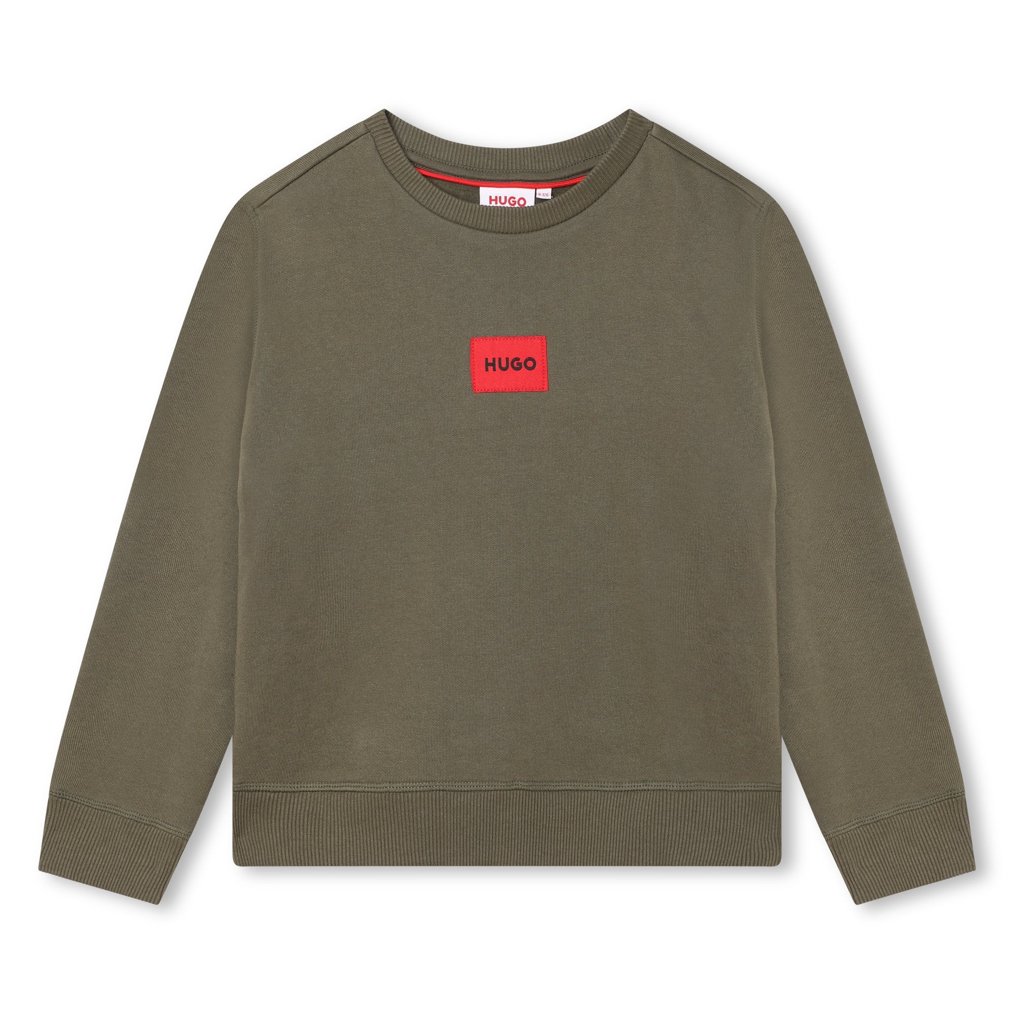 Hugo Kids Boys Sweatshirt - Khaki | Sweaters & Knitwear | Bon Bon Tresor