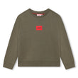 Hugo Kids Boys Sweatshirt - Khaki | Sweaters & Knitwear | Bon Bon Tresor