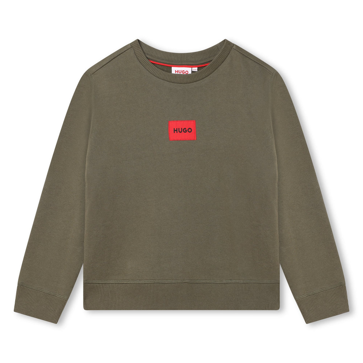 Hugo Kids Boys Sweatshirt - Khaki | Sweaters & Knitwear | Bon Bon Tresor