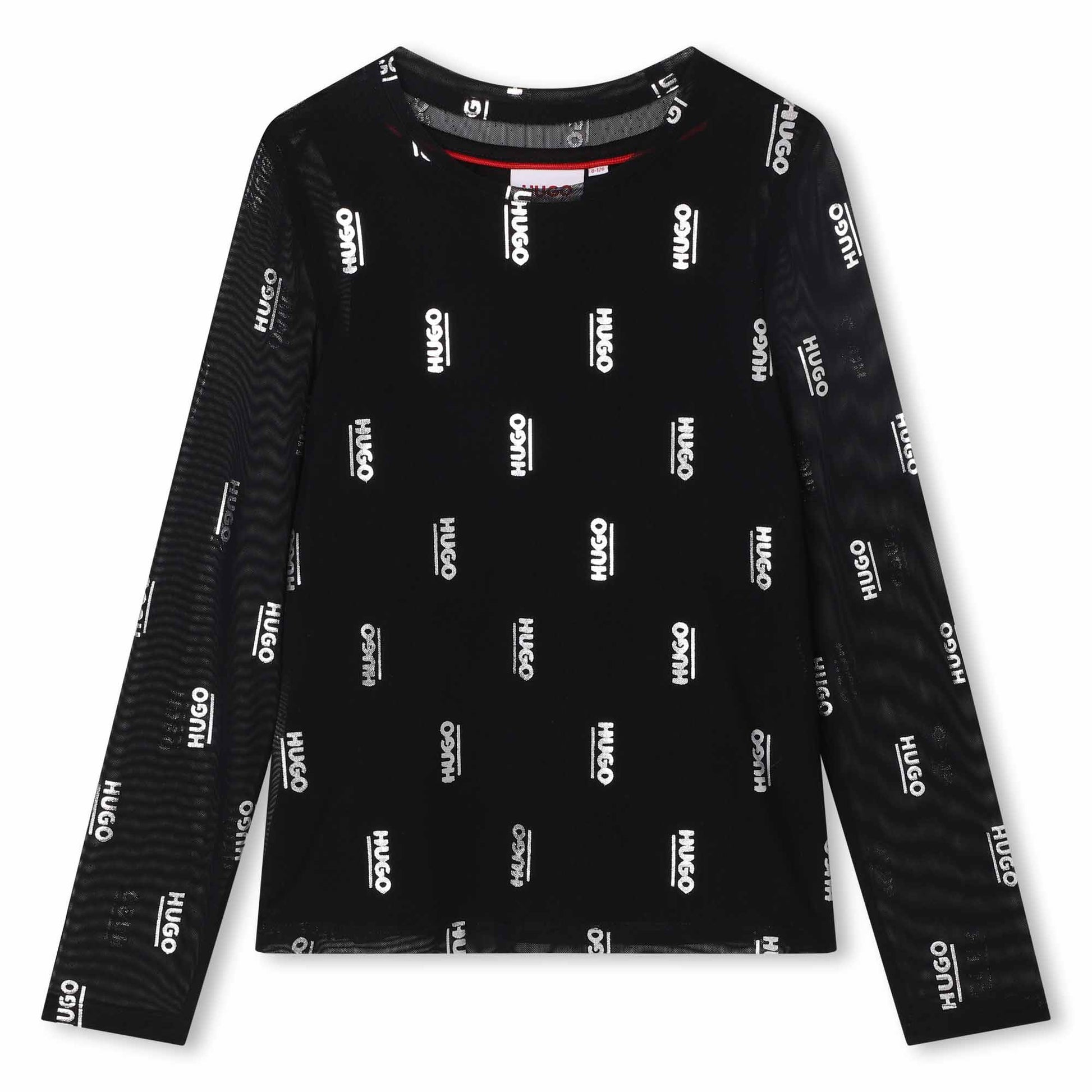 Hugo Kids Girls 2 in 1 Long Sleeve T-Shirt - Black | Tops & T-Shirts | Bon Bon Tresor