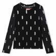 Hugo Kids Girls 2 in 1 Long Sleeve T-Shirt - Black | Tops & T-Shirts | Bon Bon Tresor