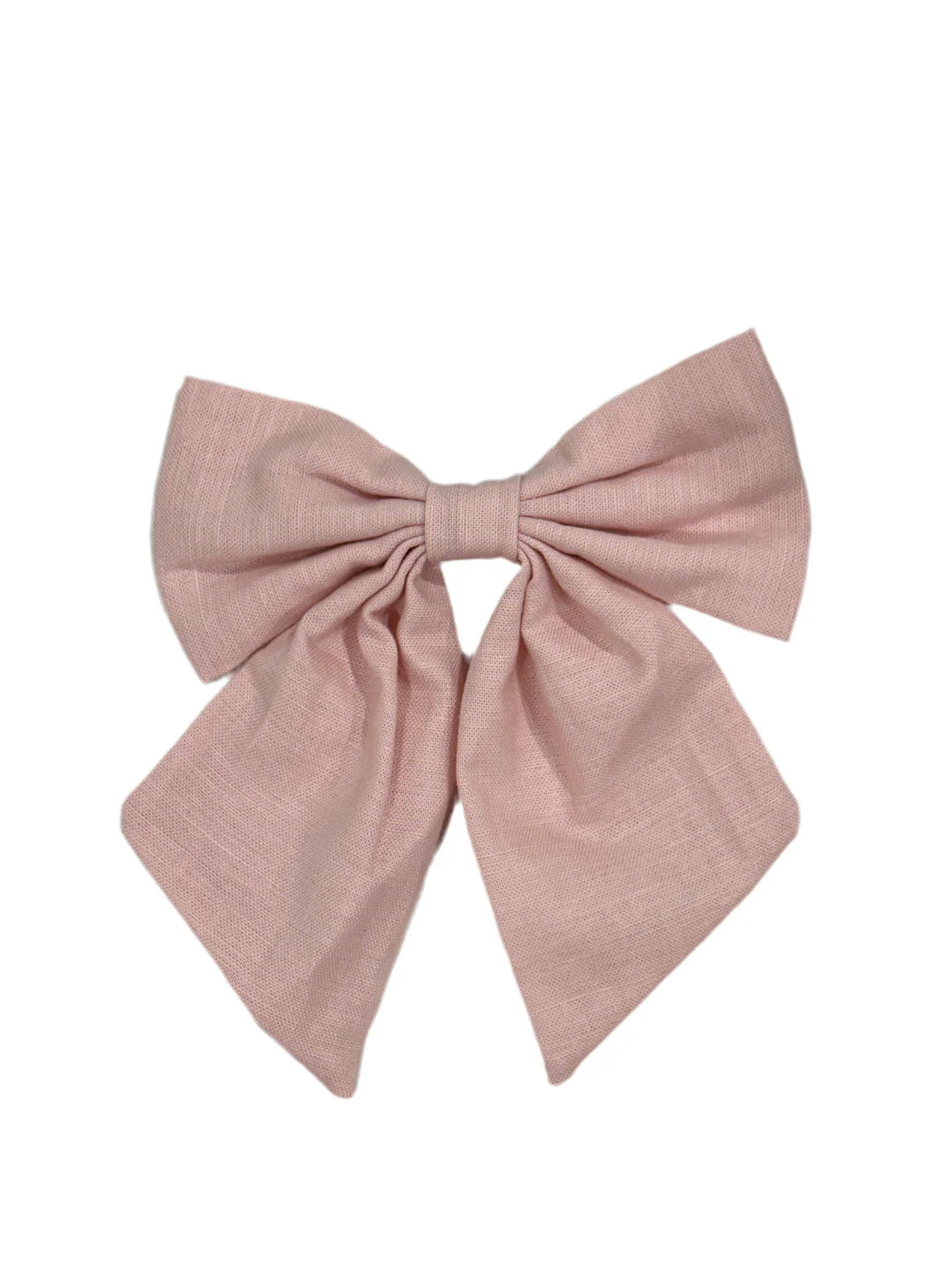 Mimi Miya Clara Linen Girls Bow Hair Clip | Hair Accessories | Bon Bon Tresor