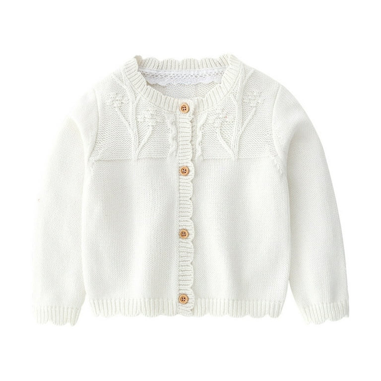 Mimi Miya Fiorella Girl's Knit Cardigan | Sweaters & Knitwear | Bon Bon Tresor