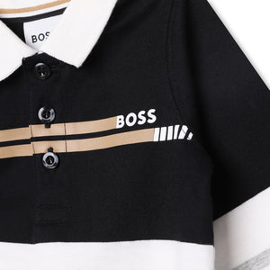 BOSS KIDSWEAR Infant Long Sleeve Polo | Tops & T-Shirts | Bon Bon Tresor
