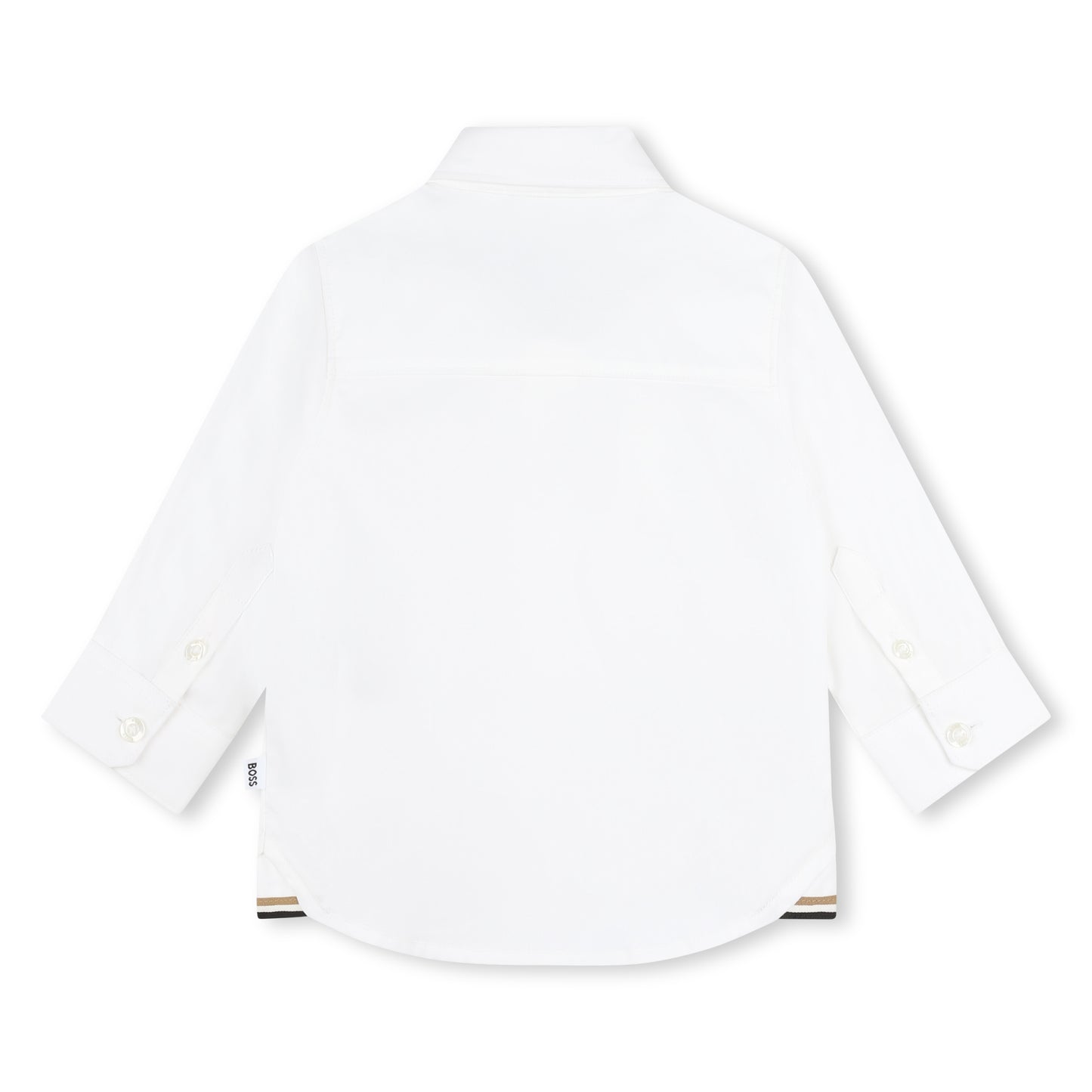 BOSS KIDSWEAR Infant White Oxford Long Sleeve Shirt | Tops & T-Shirts | Bon Bon Tresor