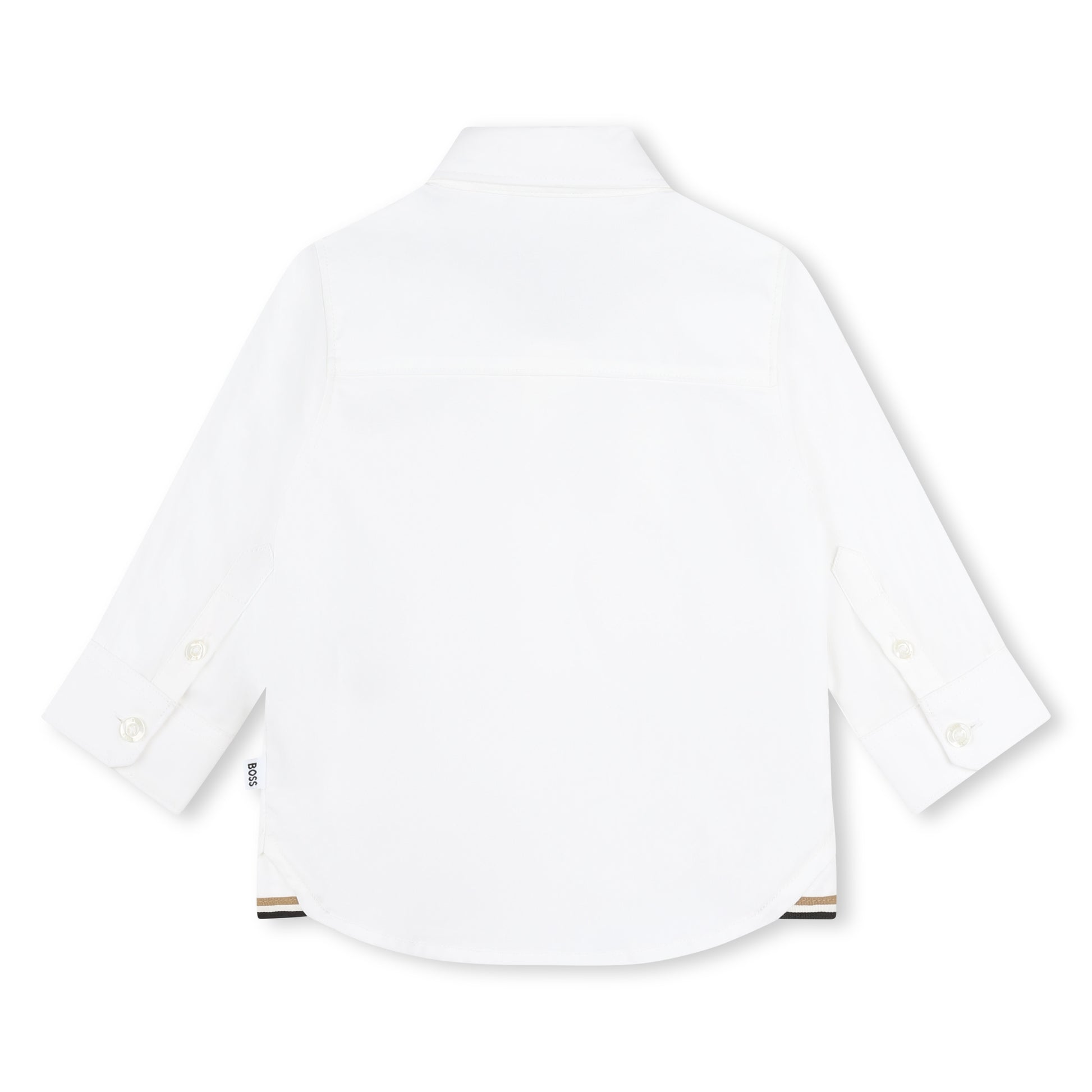 BOSS KIDSWEAR Infant White Oxford Long Sleeve Shirt | Tops & T-Shirts | Bon Bon Tresor