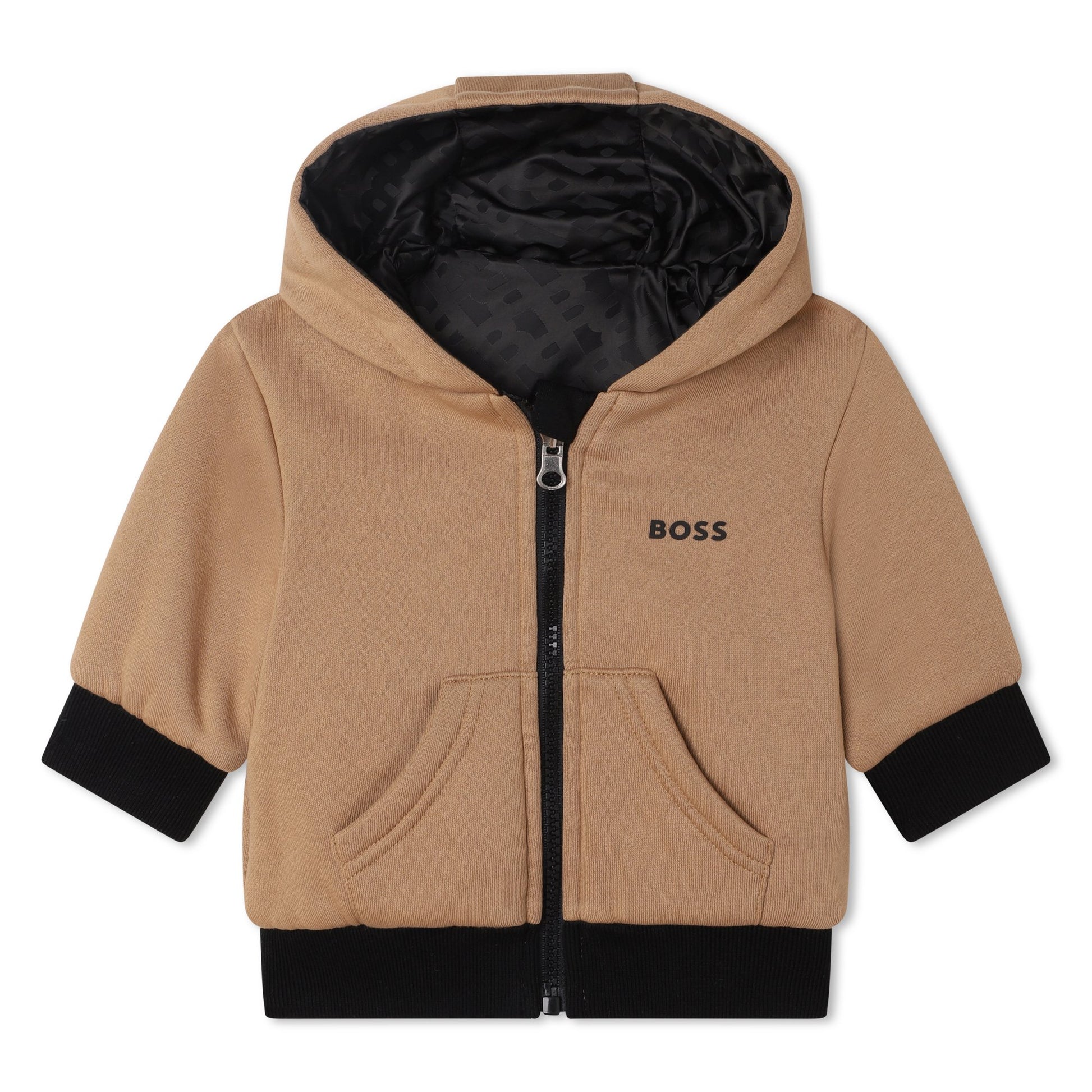 BOSS KIDSWEAR Infant Monogram Reversible Cardigan | Sweaters & Knitwear | Bon Bon Tresor