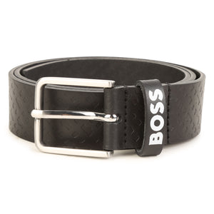 BOSS KIDSWEAR Black Leather Belt | Ties & Belts | Bon Bon Tresor