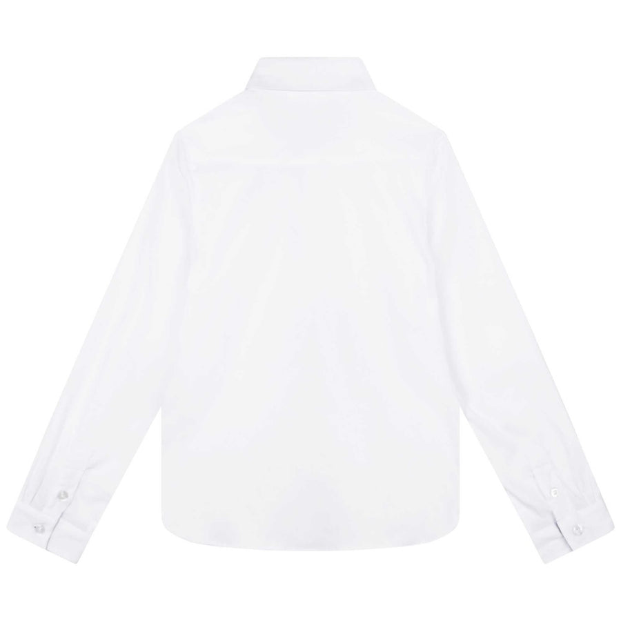 BOSS KIDSWEAR White Oxford Long Sleeve Shirt | Suits & Sets | Bon Bon Tresor