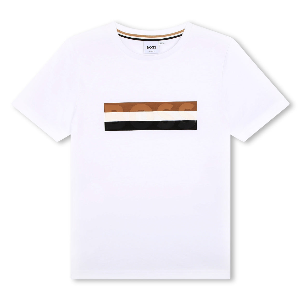 BOSS KIDSWEAR White Short Sleeve T-Shirt | Tops & T-Shirts | Bon Bon Tresor