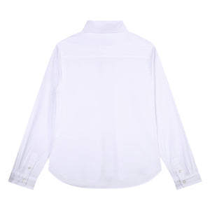 BOSS KIDSWEAR White Oxford Long Sleeve Shirt - Signature Stripe | Suits & Sets | Bon Bon Tresor