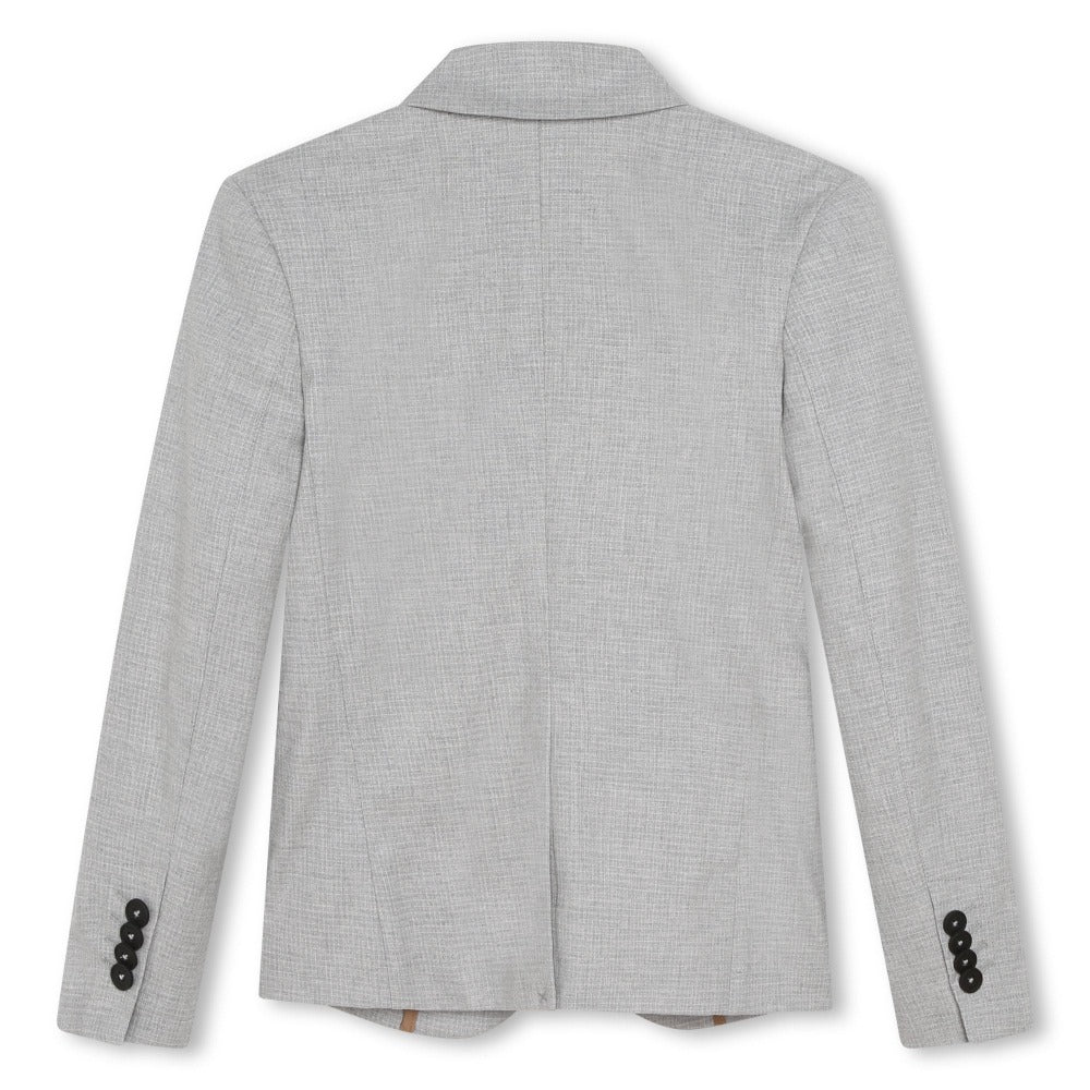 BOSS KIDSWEAR Chine Grey Suit Jacket