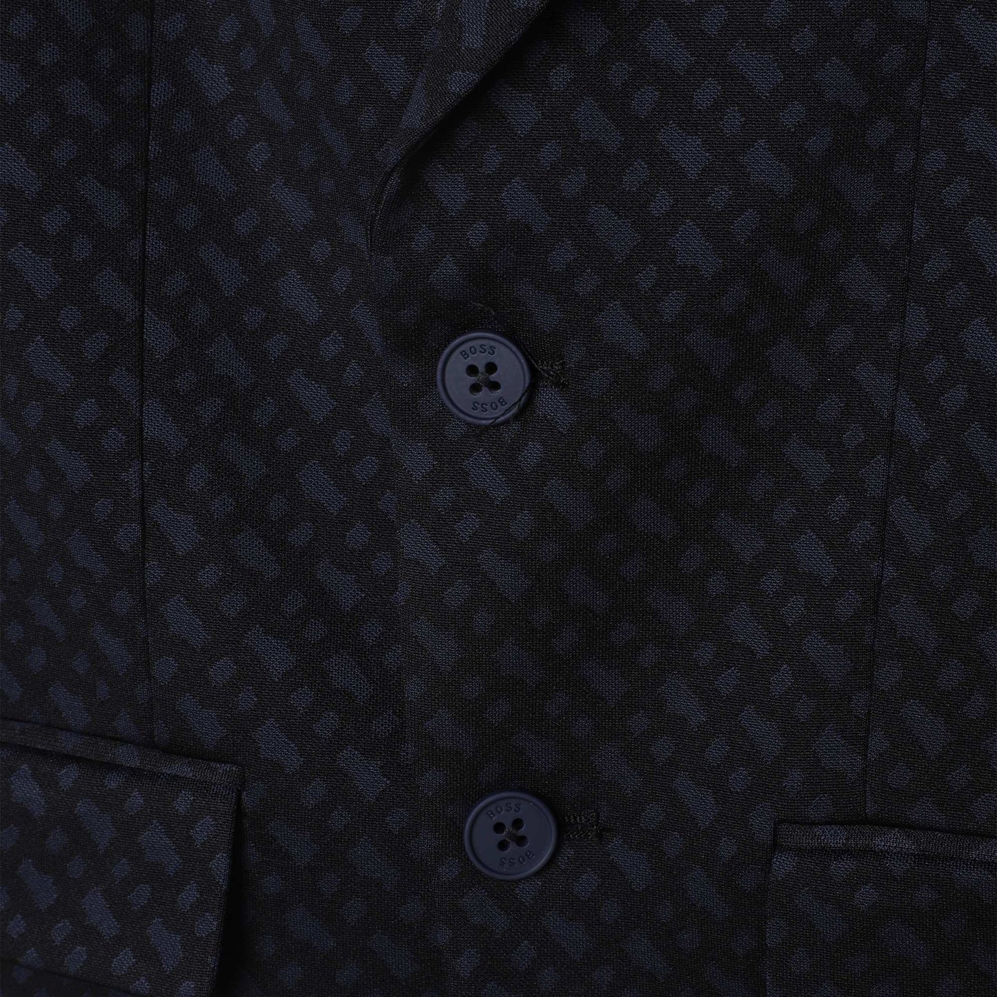 BOSS KIDSWEAR Boys Electric Blue Monogram Suit Jacket | Suits & Sets | Bon Bon Tresor