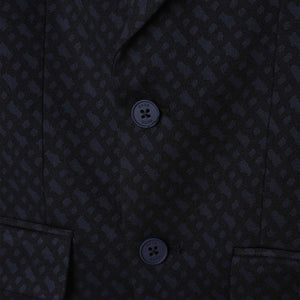 BOSS KIDSWEAR Electric Blue Monogram Suit Jacket | Suits & Sets | Bon Bon Tresor