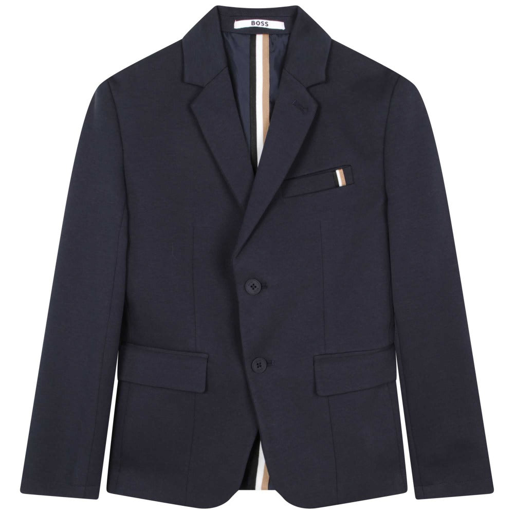 BOSS KIDSWEAR Boys Navy Jacket and Trousers Set | Suits & Sets | Bon Bon Tresor
