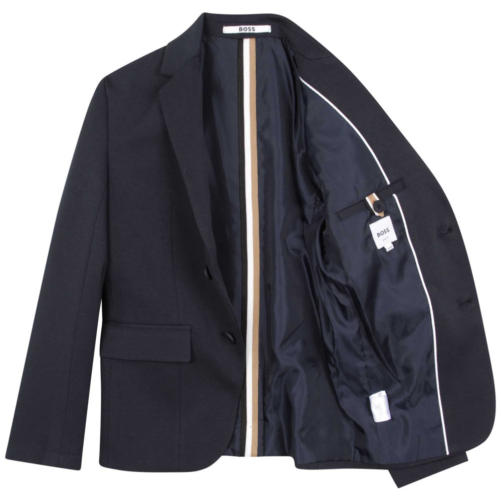 BOSS KIDSWEAR Boys Navy Jacket and Trousers Set | Suits & Sets | Bon Bon Tresor