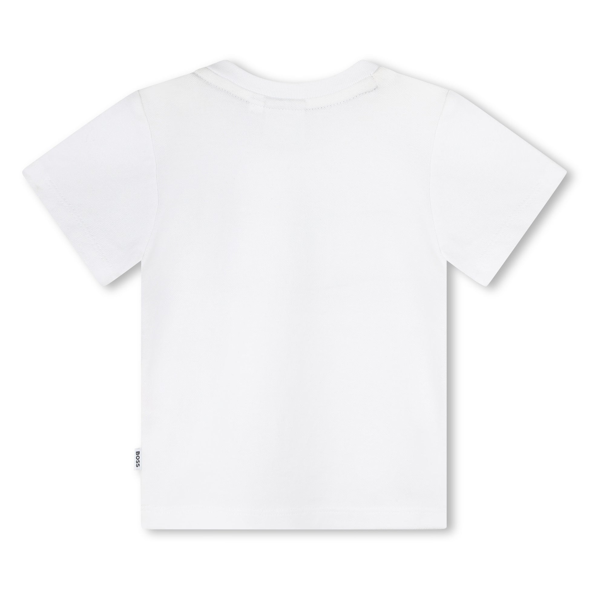 BOSS KIDSWEAR Baby Boys White Short Sleeve Tee Shirt | Tops | Bon Bon Tresor
