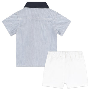 BOSS KIDSWEAR Infant Shirt and Shorts Set Gift Box | Suits & Sets | Bon Bon Tresor