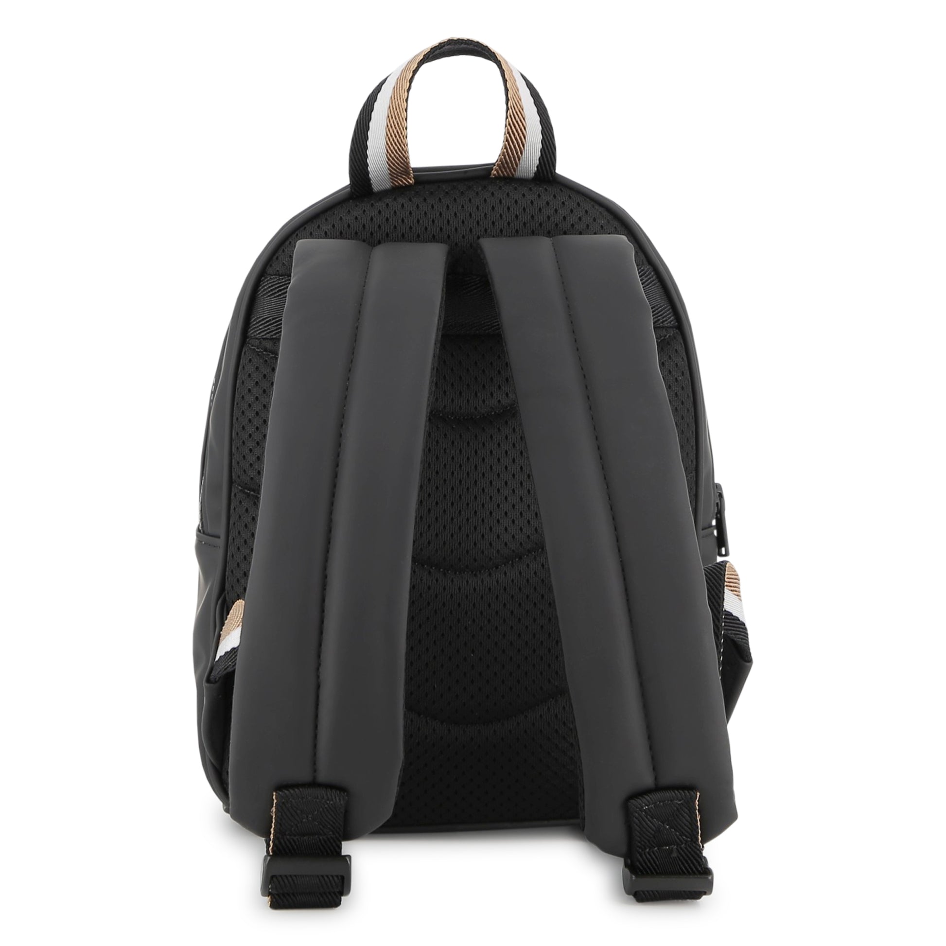 BOSS KIDSWEAR Boys Black Backpack with Silicon Logo | Bags | Bon Bon Tresor