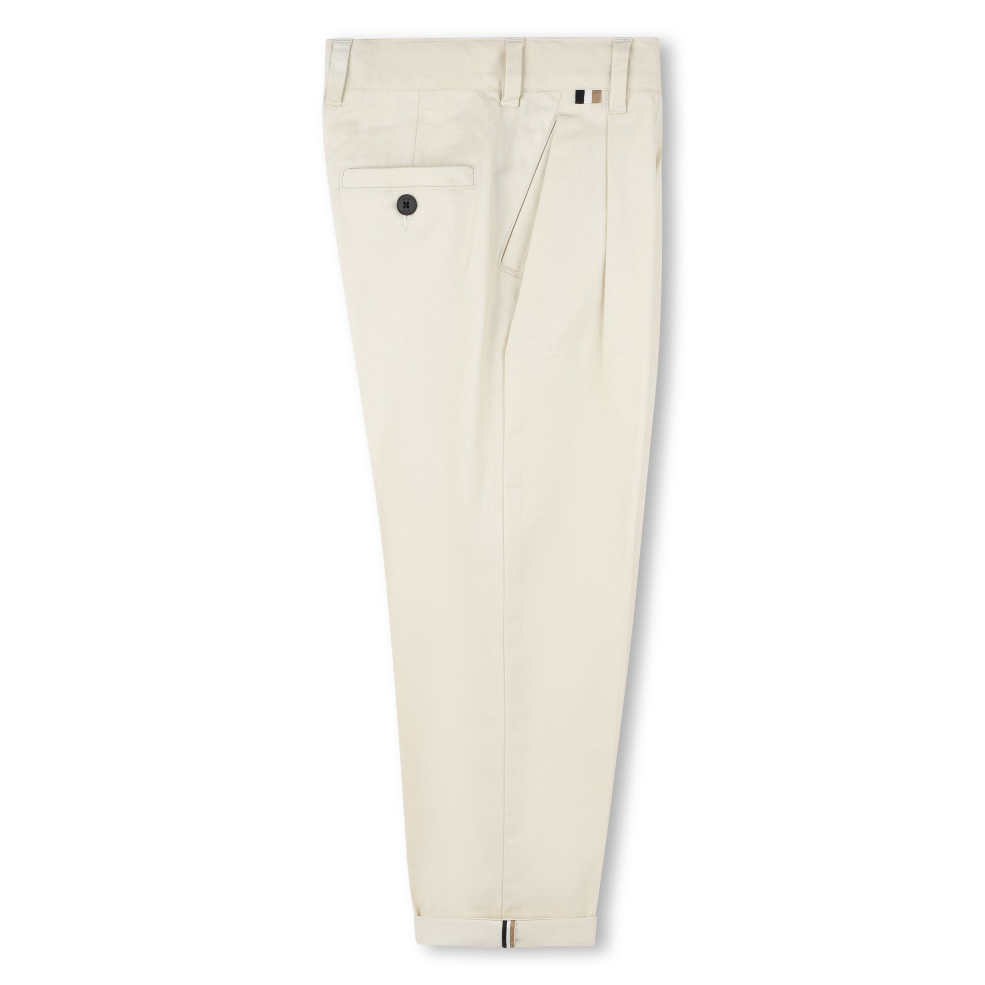 BOSS KIDSWEAR Boys Light Beige Chino Trousers | Pants & Shorts | Bon Bon Tresor