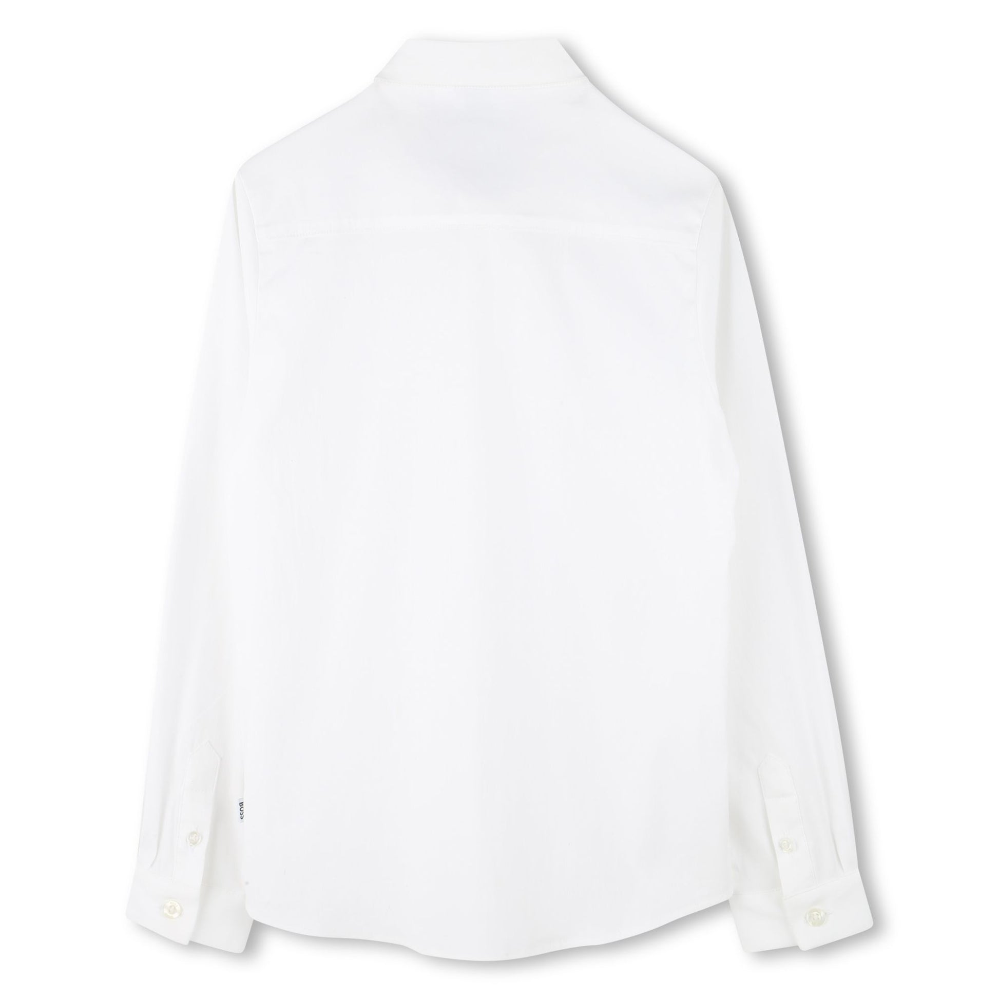 BOSS KIDSWEAR Boys White Long Sleeve Poplin Shirt | Suits & Sets | Bon Bon Tresor