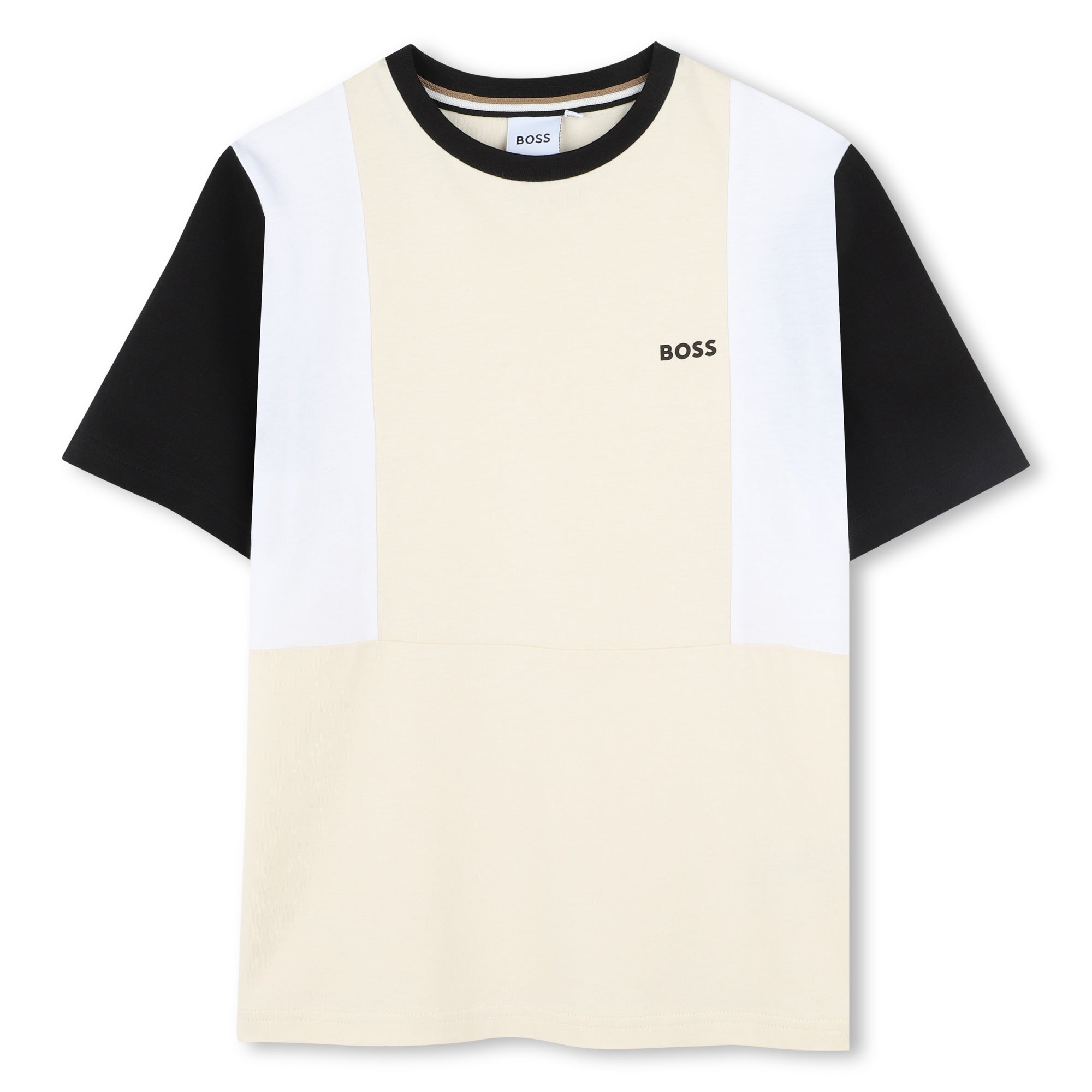 BOSS KIDSWEAR Boys Colour Blocked Cotton T-Shirt