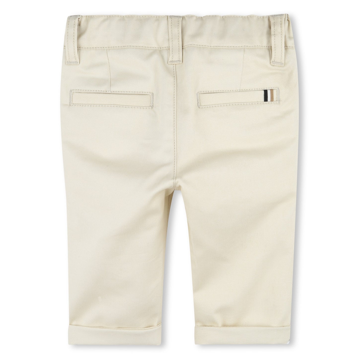BOSS KIDSWEAR Baby Boys Light Beige Twill Trousers | Trousers | Bon Bon Tresor