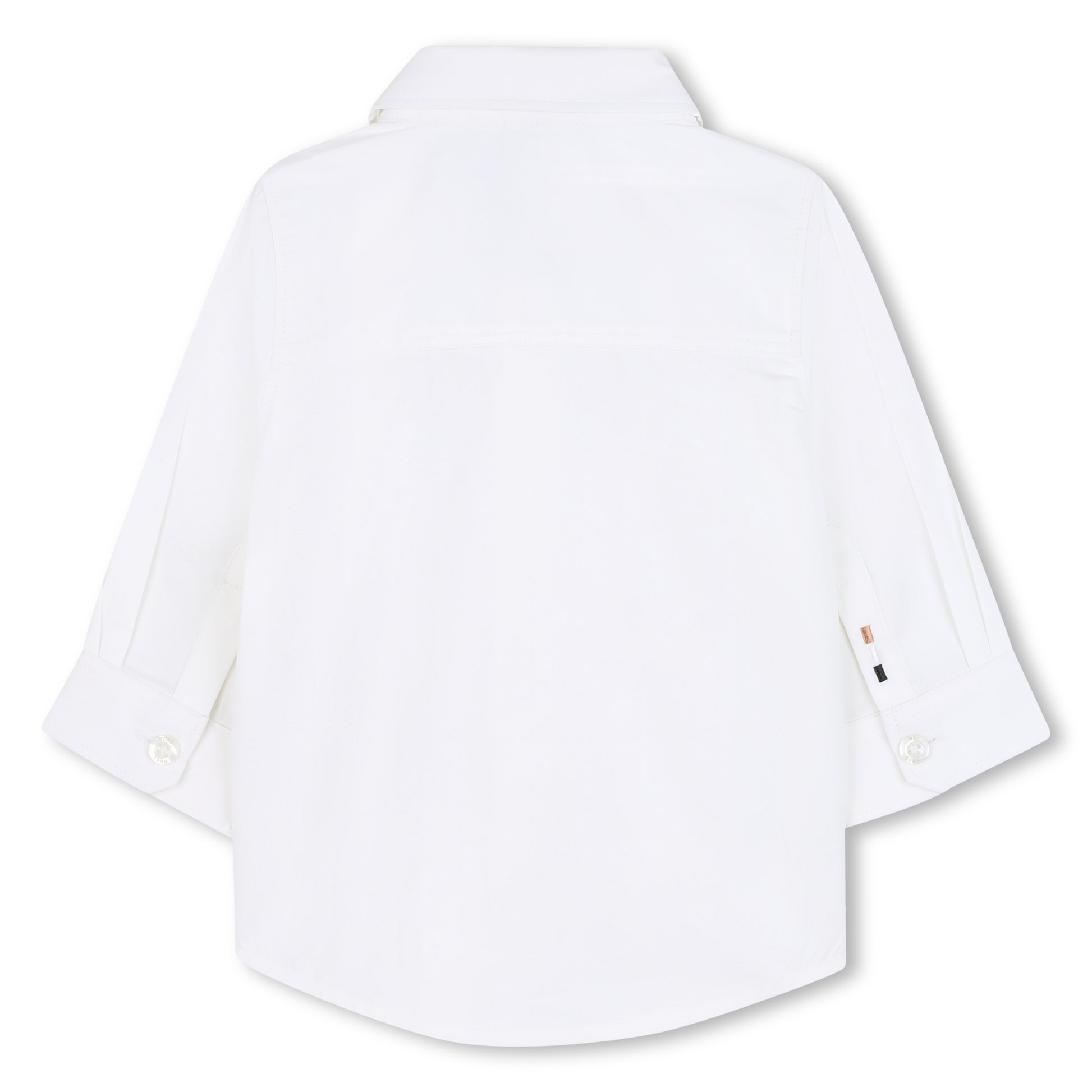 BOSS KIDSWEAR Baby Boys Long Sleeve White Cotton Shirt | Suits & Sets | Bon Bon Tresor