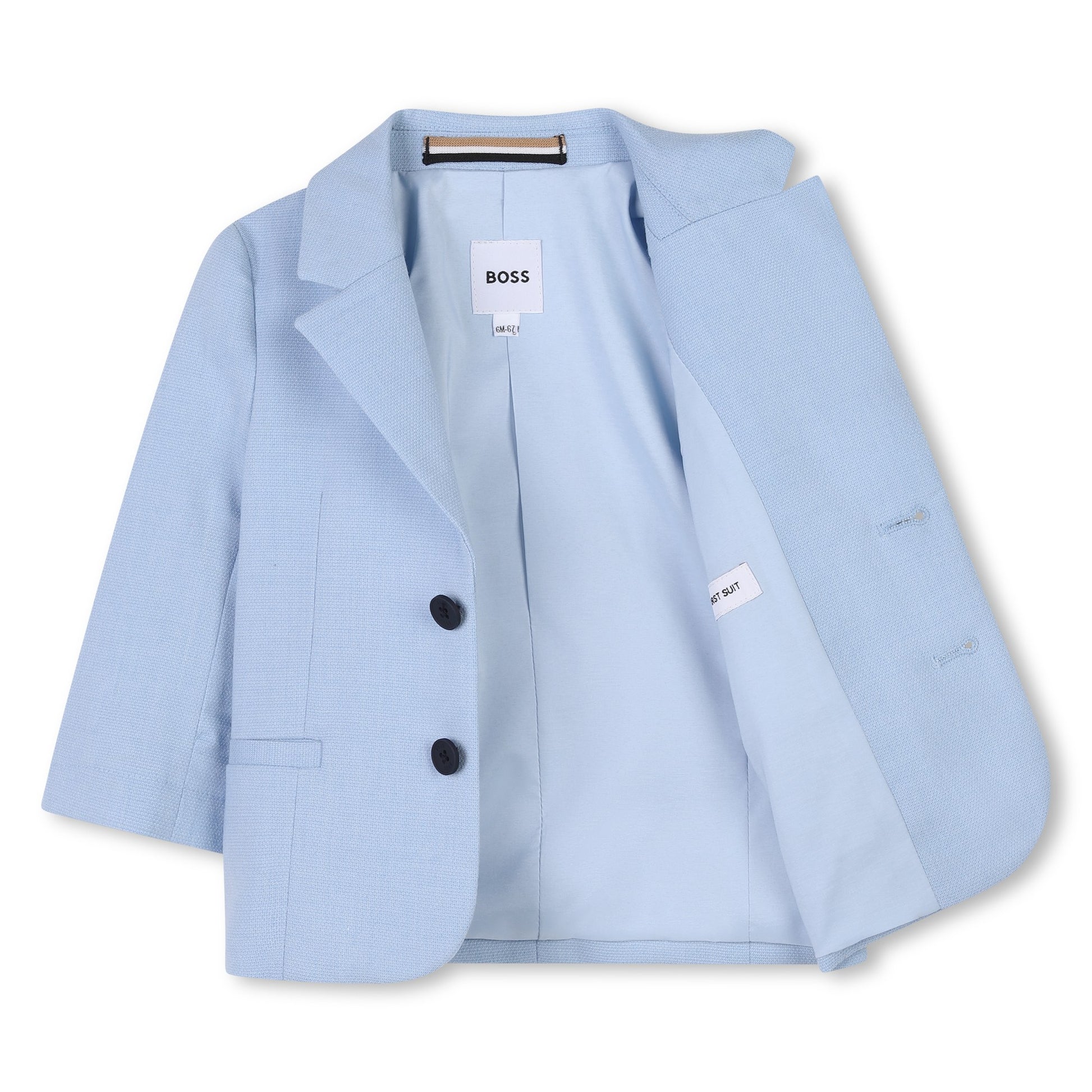 BOSS KIDSWEAR Baby Boys Persian Blue Suit Jacket | Suits & Sets | Bon Bon Tresor