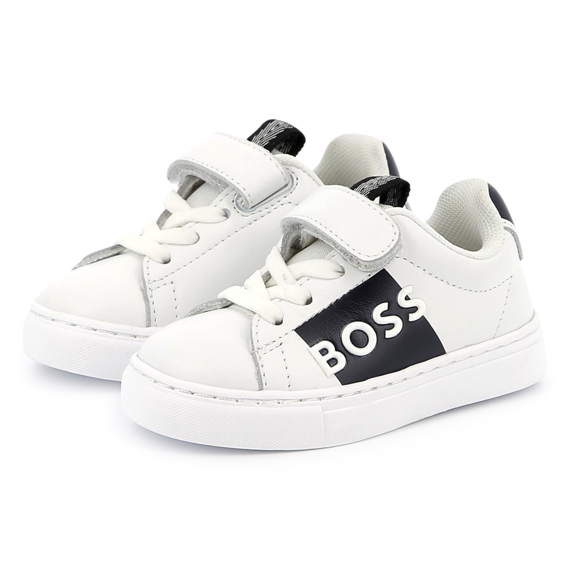 BOSS KIDSWEAR Boys White Trainers | Sneakers | Bon Bon Tresor