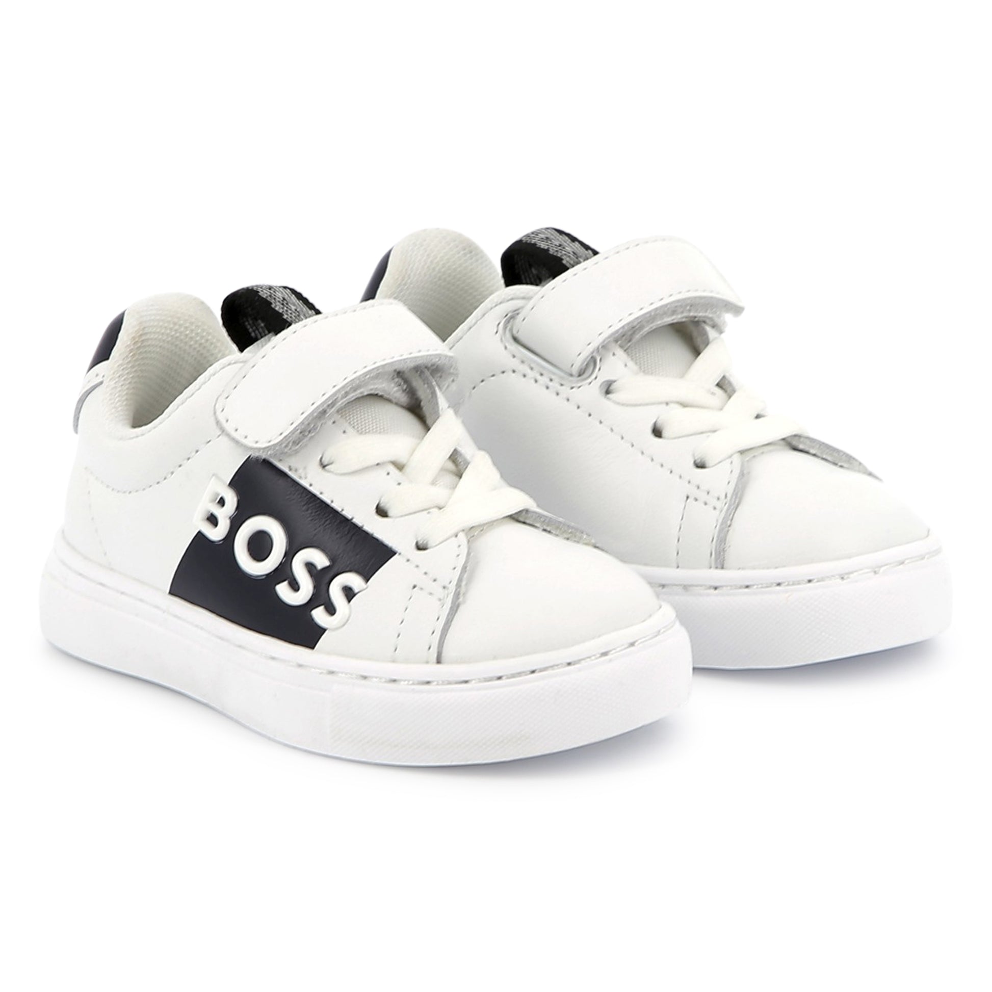 BOSS KIDSWEAR Boys White Trainers | Sneakers | Bon Bon Tresor
